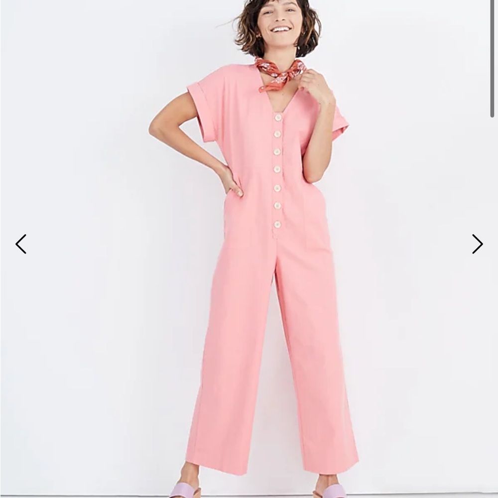 Madewell Button-Front Day Jumpsuit